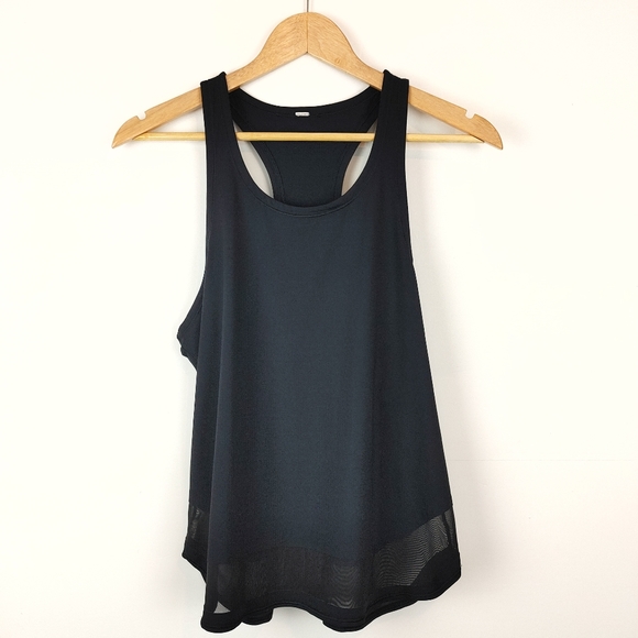 LULULEMON | Black Mesh Racerback Tank